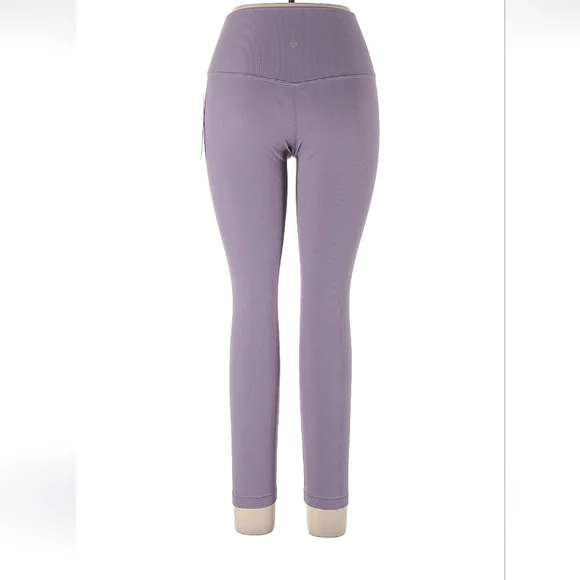 Lululemon NWT Align Ribbed HR Pant Purple Leggings Size 10 - Picture 2 of 5